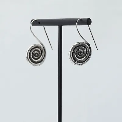 Cercei spirala mica Argint - 2