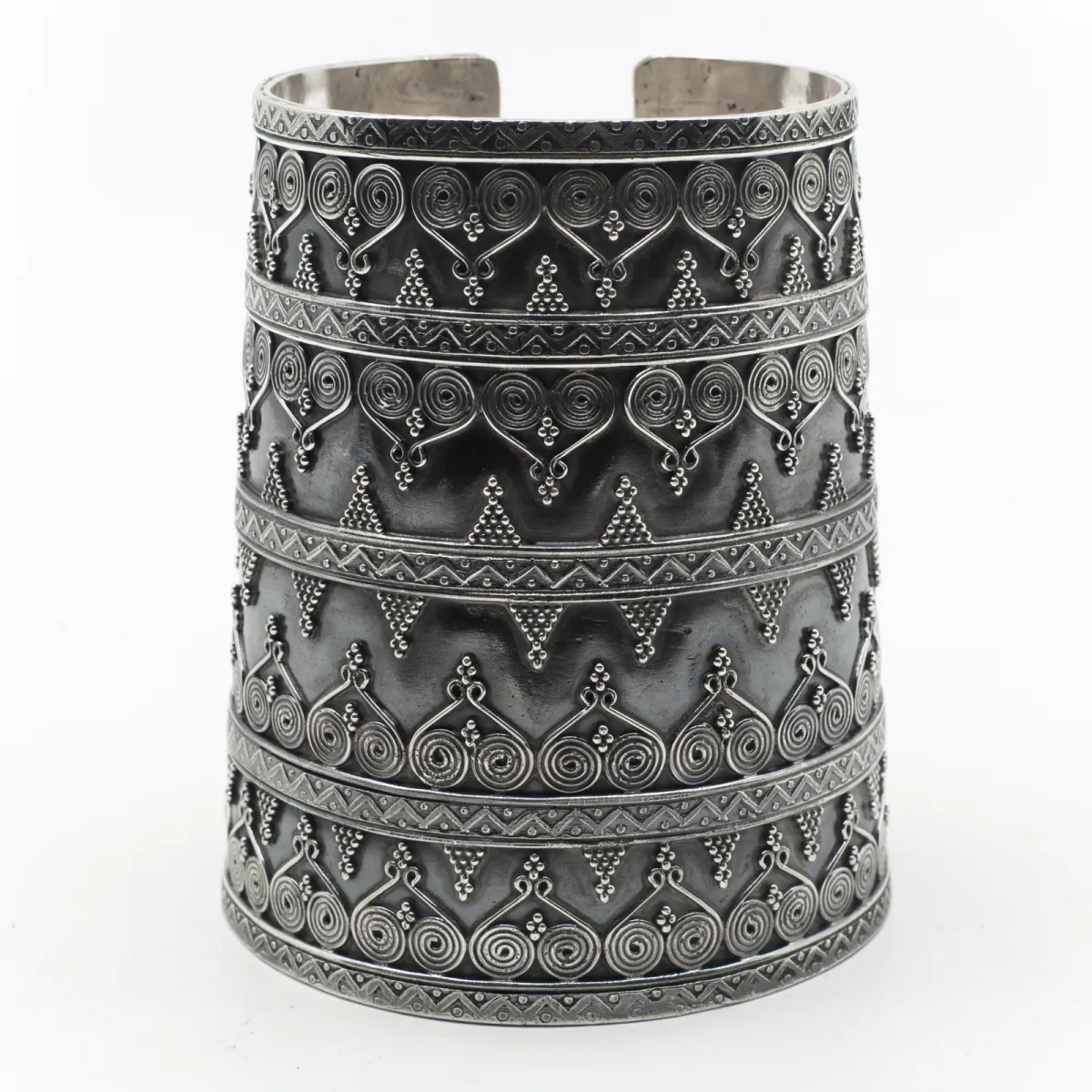 Bratara fixa lata 8.5cm Argint
