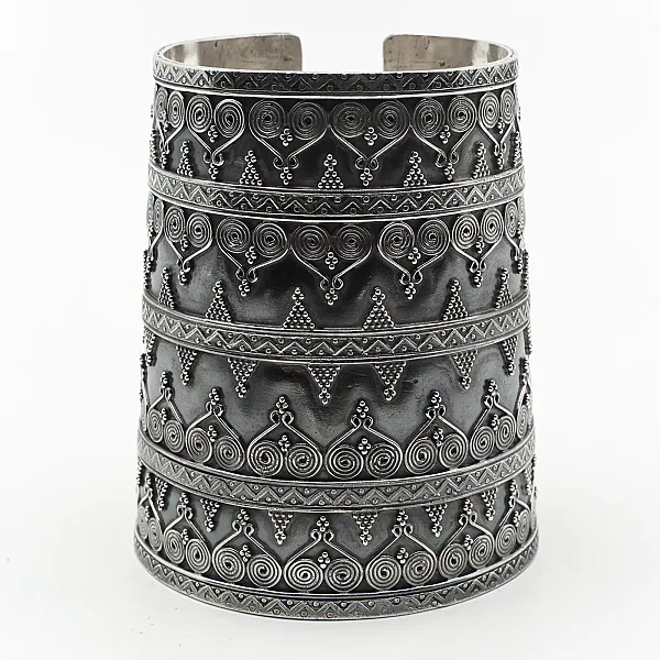 Bratara fixa lata 8.5cm Argint