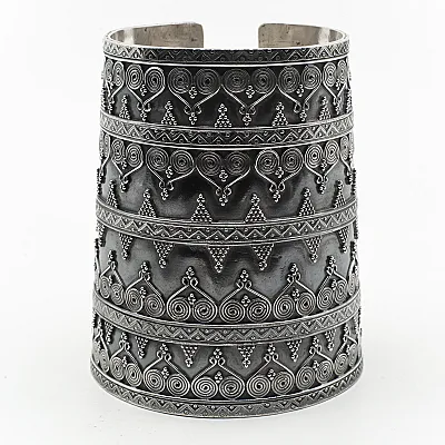 Bratara fixa lata 8.5cm Argint - 1