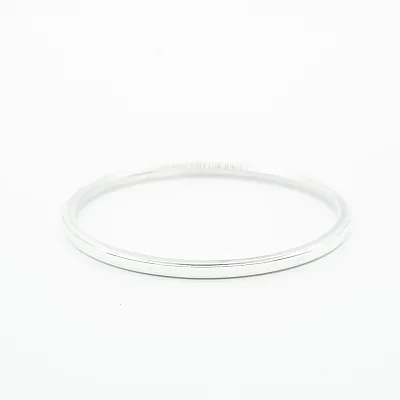 Bratara fixa circulara patrata 3mm Argint - 1