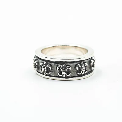 Verigheta antistress fleur de lys Argint - 1