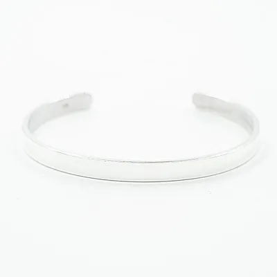 Bratara fixa plata simpla 6cm*2mm Argint - 1