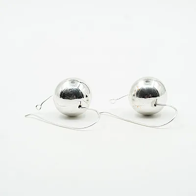 Cercei tija bila 18mm Argint - 3