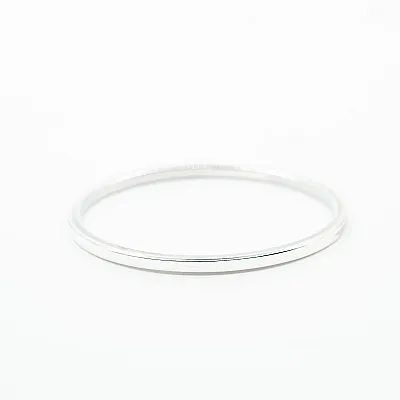 Bratara fixa circulara patrata 3mm Argint - 4