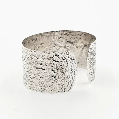Bratara fixa hammered Argint - 3