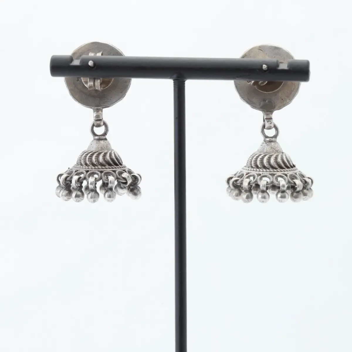 Cercei etnici candelabru floare Argint