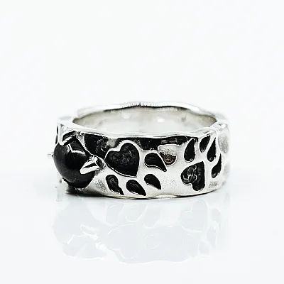 Verigheta hammered labute de animal Argint - 6