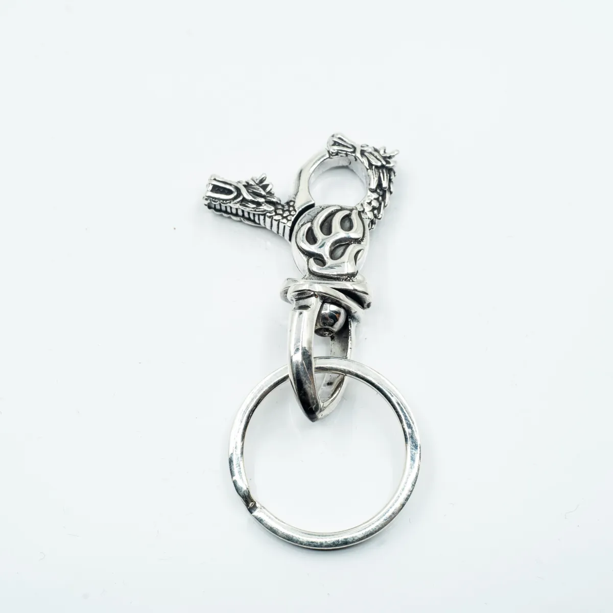 Carabina capete de dragon Argint