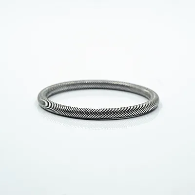 Bratara fixa goala dungi 5mm Argint - 2