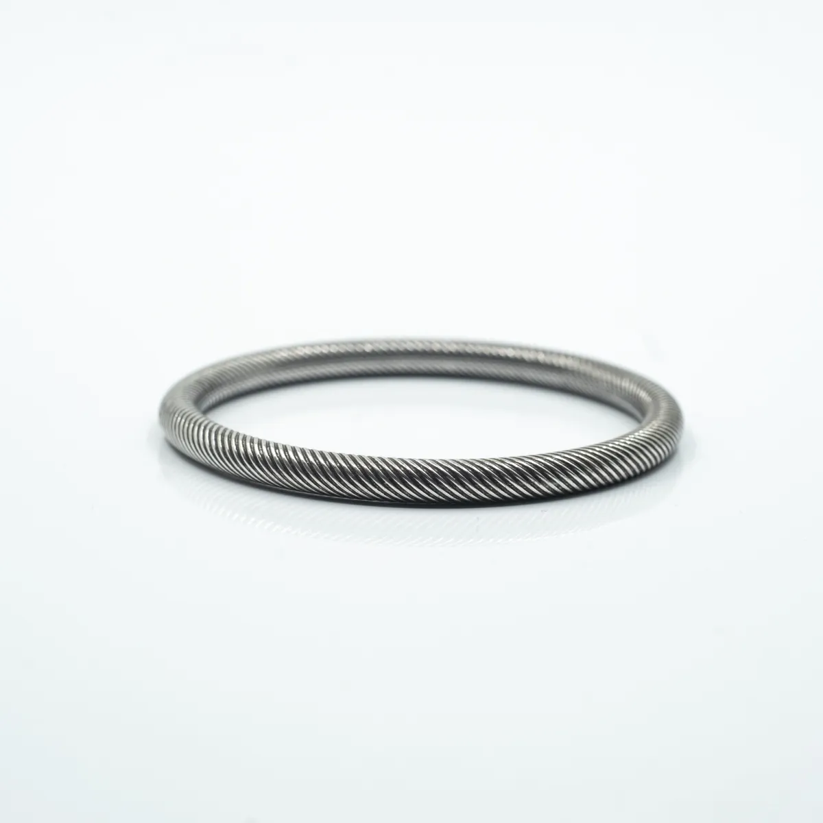 Bratara fixa goala dungi 5mm Argint