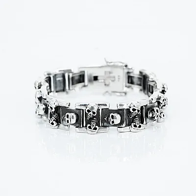 Silver Skull Bracelets