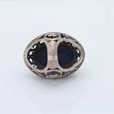Inel lapis lazuli broderie sparta Argint - 4