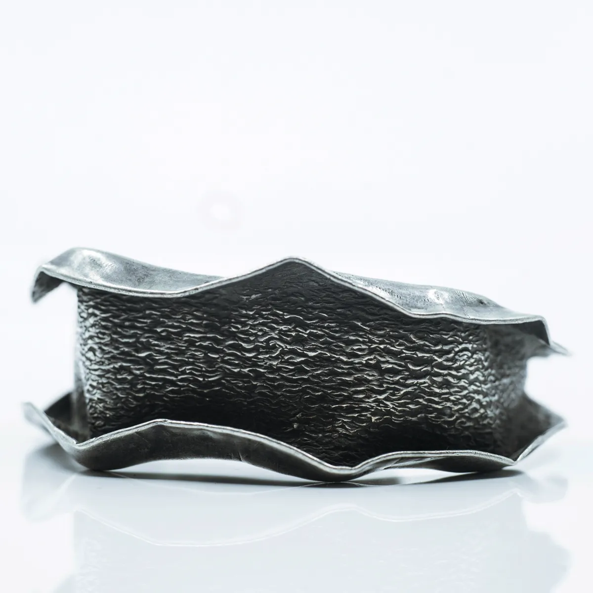 Bratara fixa hammered creata Argint