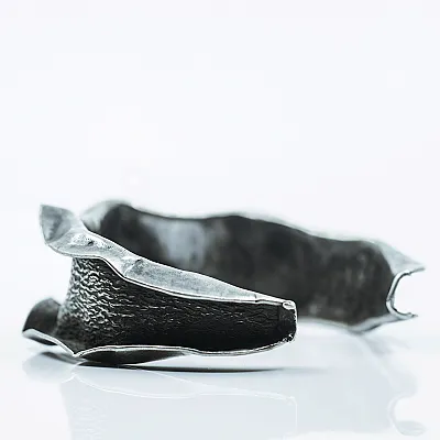 Bratara fixa hammered creata Argint - 3