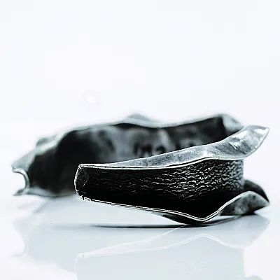 Bratara fixa hammered creata Argint - 5