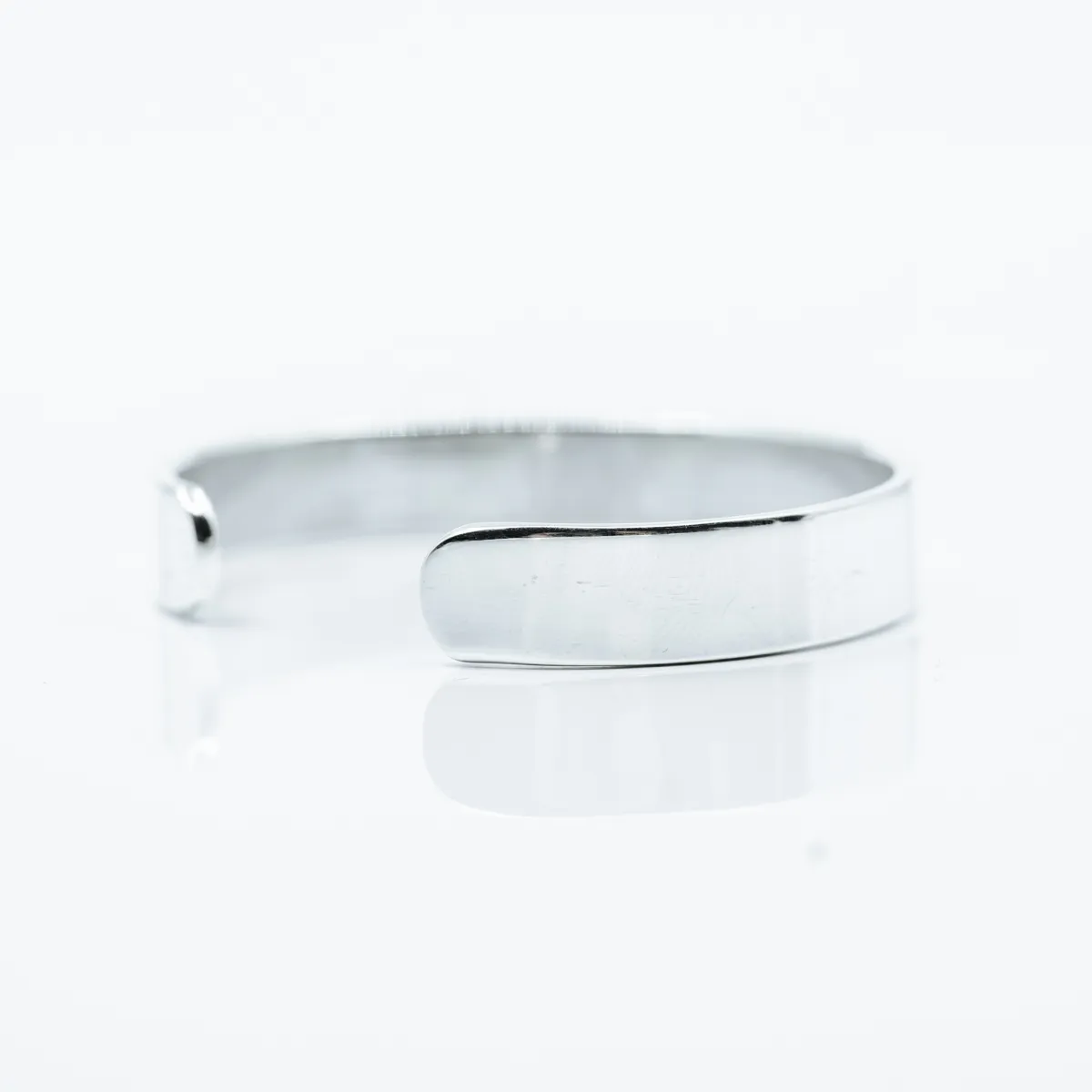Bratara fixa simpla plata 1cm Argint