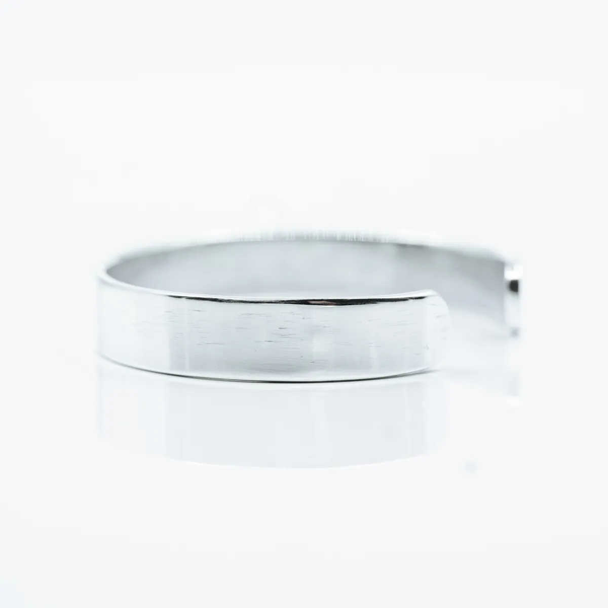 Bratara fixa simpla plata 1cm Argint