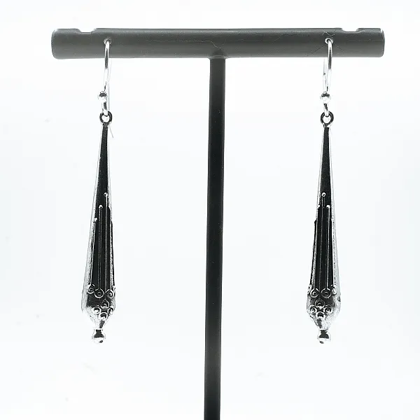 Cercei lungi con Argint