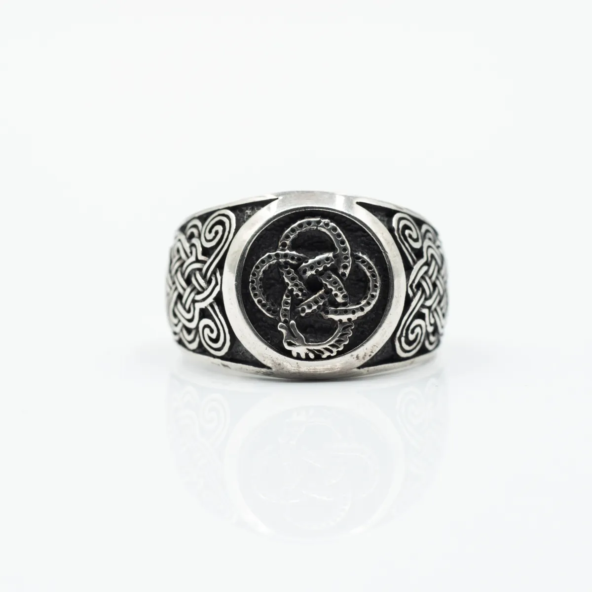 Inel viking Midgard Argint