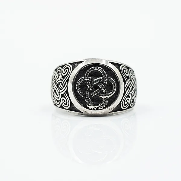 Inel viking Midgard Argint