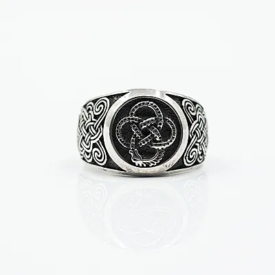 Inel viking Midgard Argint - 1
