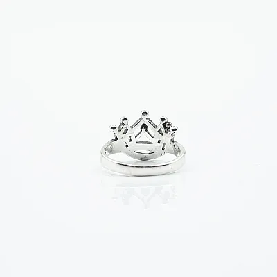 Inel slim tiara s Argint - 3