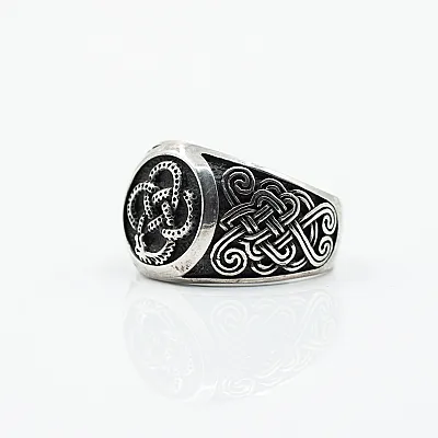 Inel viking Midgard Argint - 5