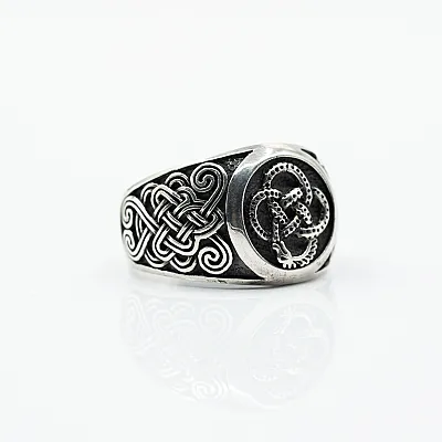 Inel viking Midgard Argint - 2