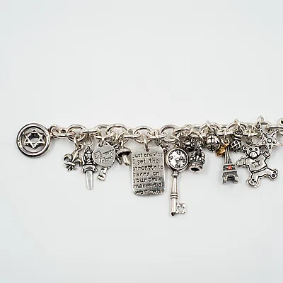 Bratara flexibila multi charms ursulet Argint - 6