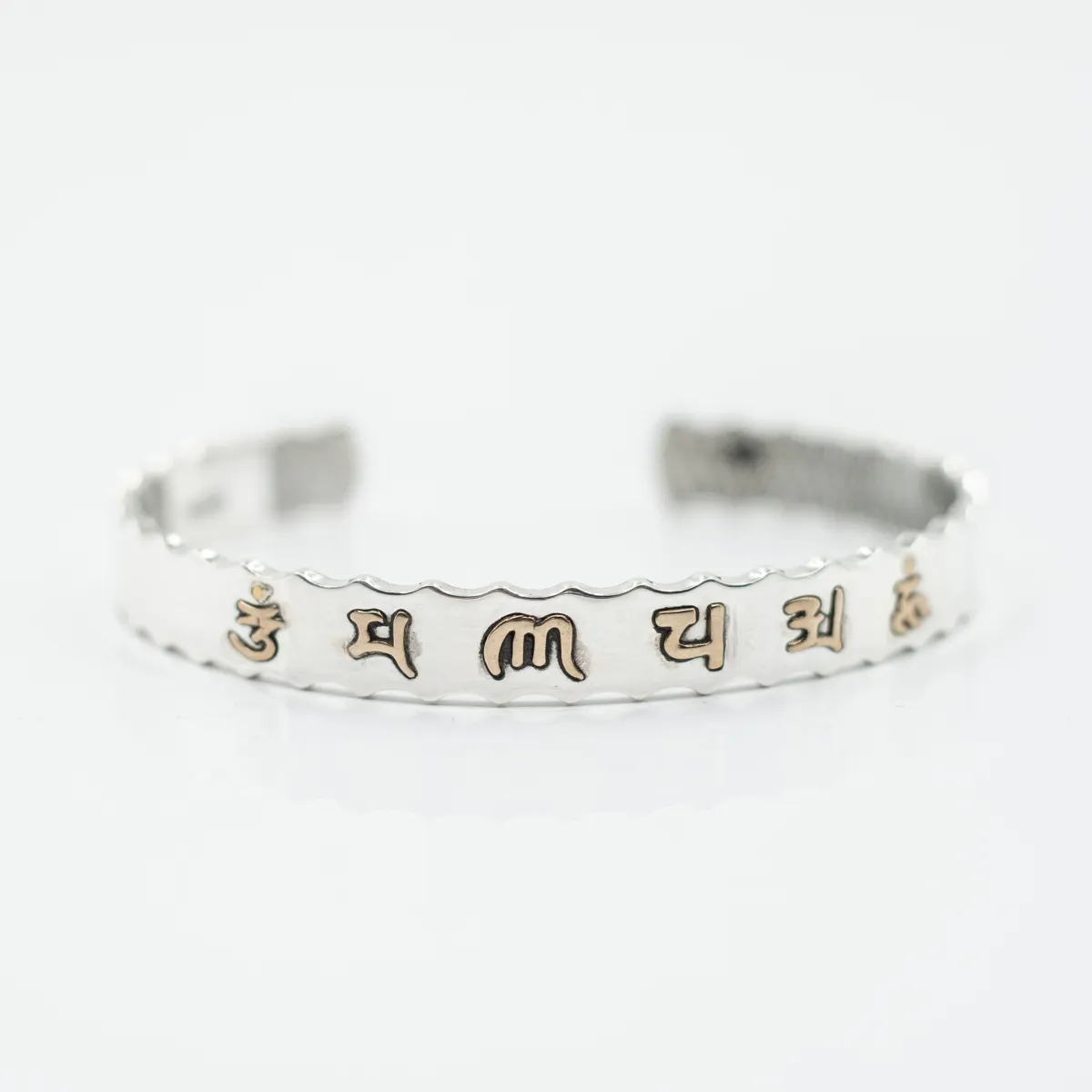 Bratara fixa simpla mantra Argint