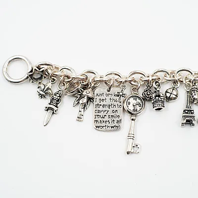 Bratara flexibila multi charms ursulet Argint - 4