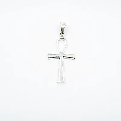Pandantiv cruce simpla Ankh m Argint - 1