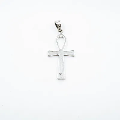 Pandantiv cruce simpla Ankh m Argint - 3