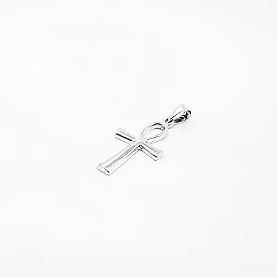 Pandantiv cruce simpla Ankh m Argint - 2