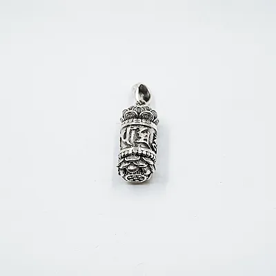 Pandantiv caseta cilindru mantra lotus Argint - 1