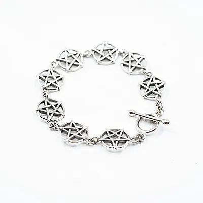 Bratara flexibila pentagrama m Argint - 3