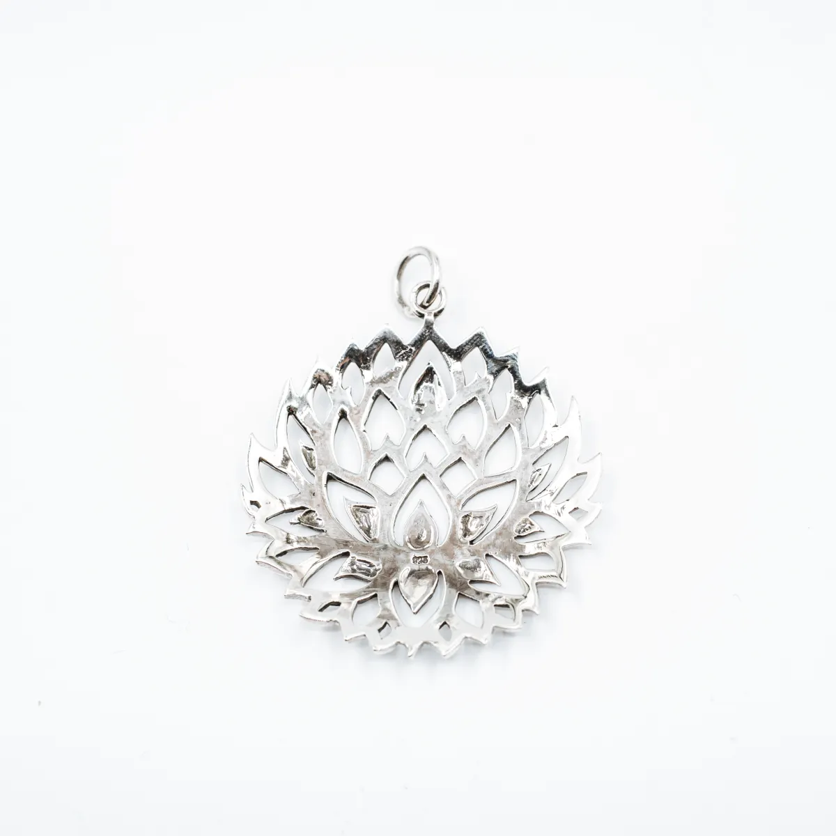 Pandantiv floare de lotus m Argint