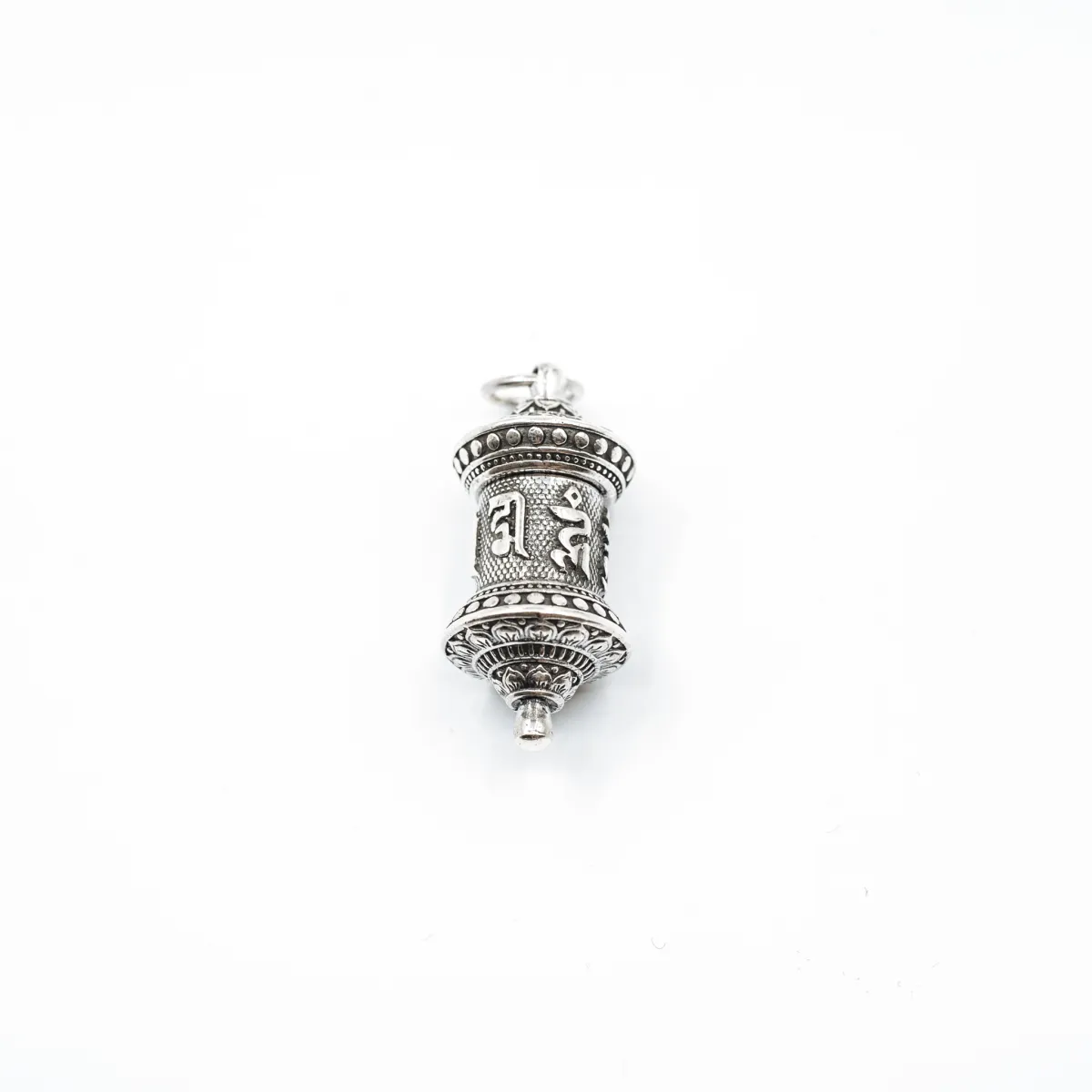Pandantiv caseta tip carusel mantra Argint