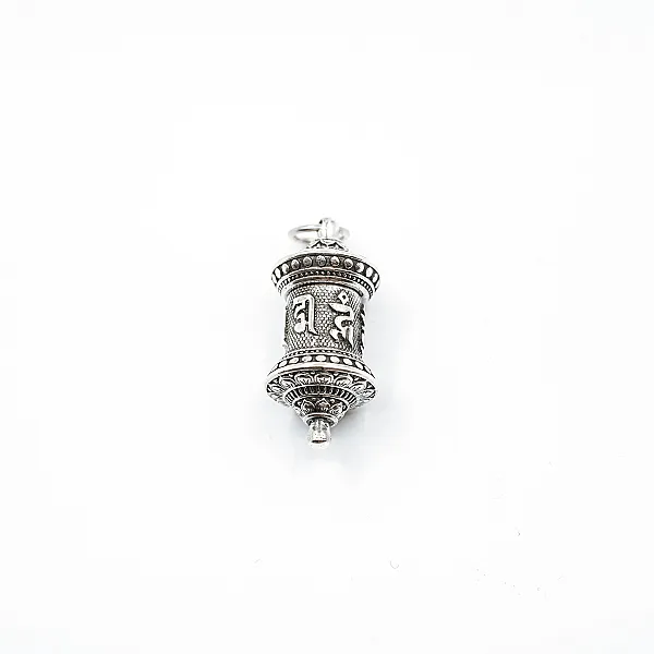 Pandantiv caseta tip carusel mantra Argint