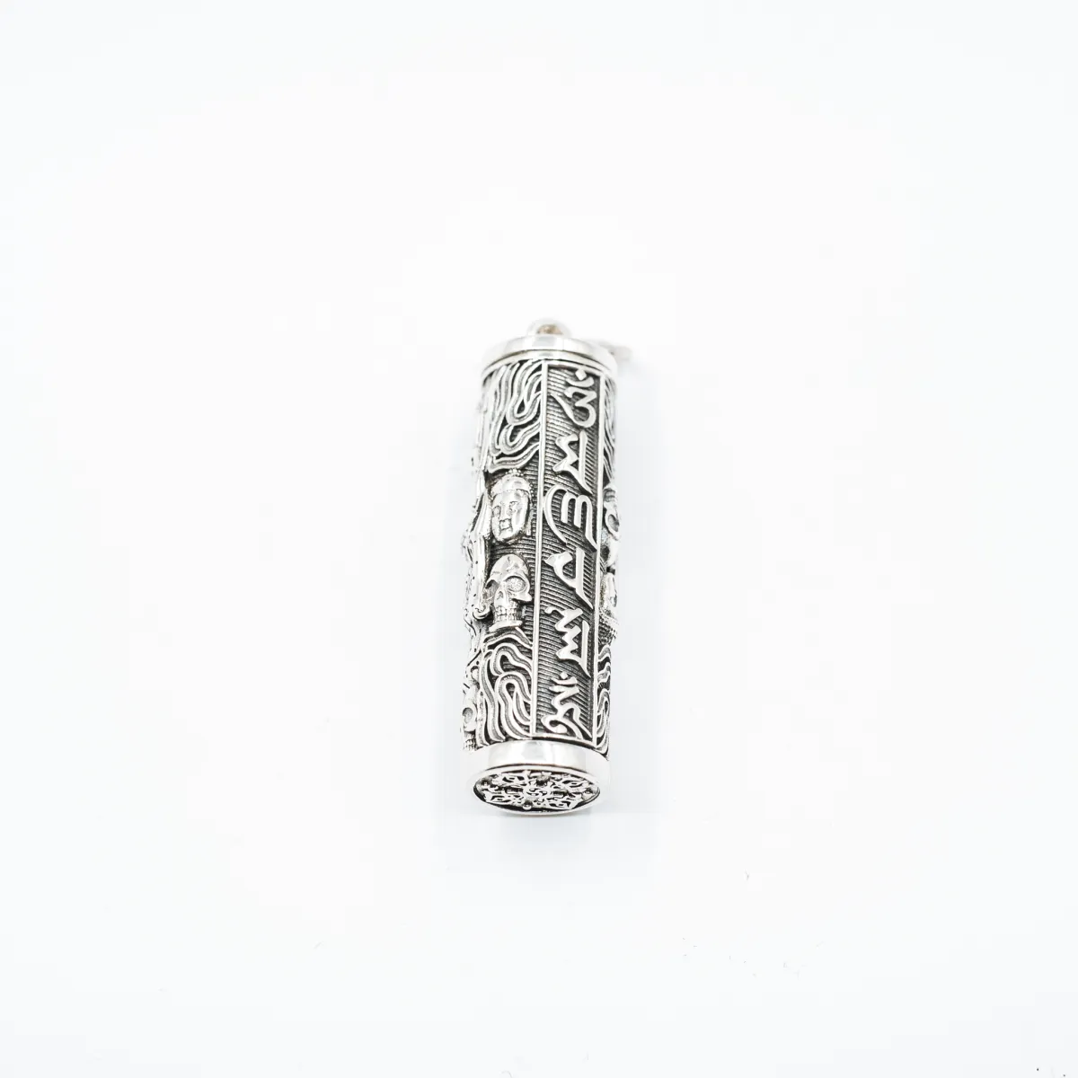 Pandantiv caseta cilindru Buddha-Gigant Argint