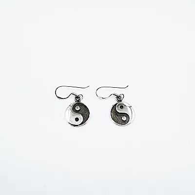 Cercei lungi Yin Yang Argint - 1