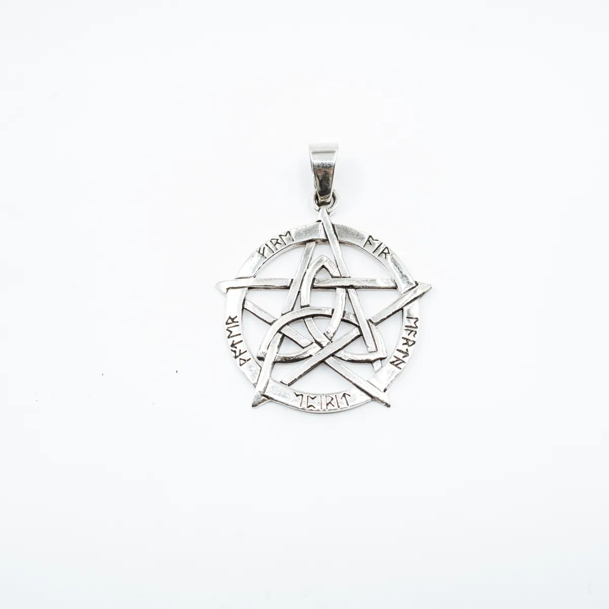 Pandantiv Pentagrama Triquetra Argint