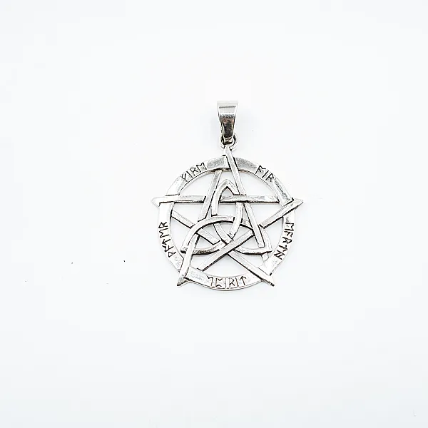 Pandantiv Pentagrama Triquetra Argint