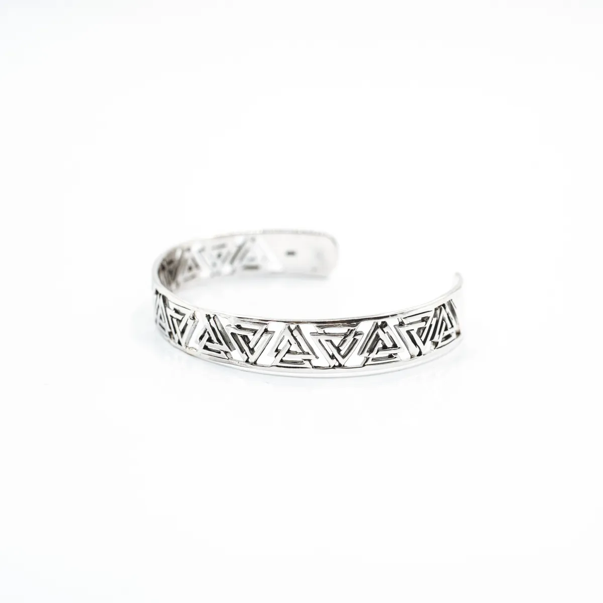 Bratara fixa Valknut Argint
