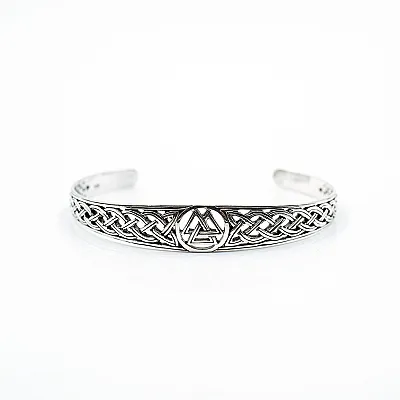 Bratara fixa Valknut noduri celtice Argint - 1