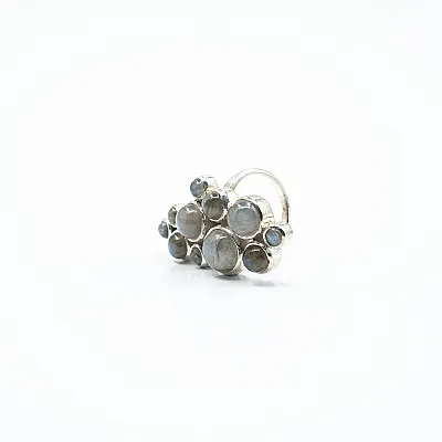 Inel lung picaturi labradorite Argint - 2