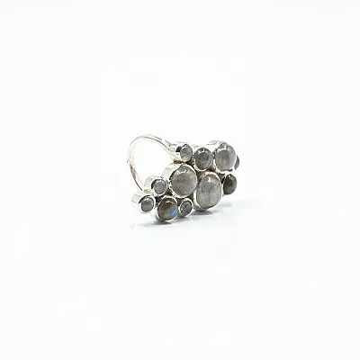 Inel lung picaturi labradorite Argint - 5