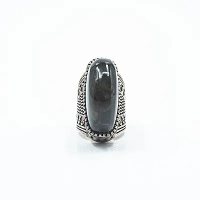 Inel oval tuguiat labradorite Argint - 7