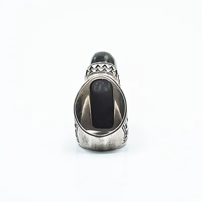 Inel oval tuguiat labradorite Argint - 4